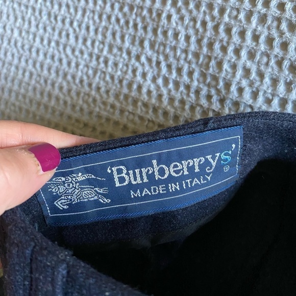 Burberrys Women’s Wool Trouser Dress Pants Charcoal Size 4 Vintage Straight Leg - Picture 4 of 8